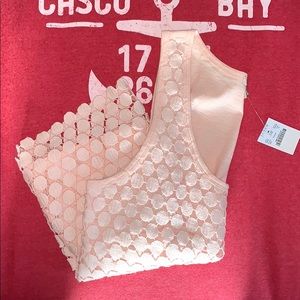 Pink JCrew tank top NWT